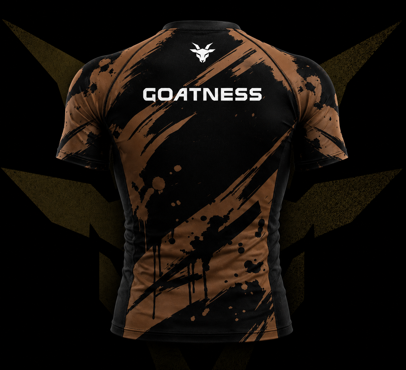 GOATNESS Brown Ranked Rashguard