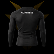 GOATNESS Black Longsleeve Rashguard